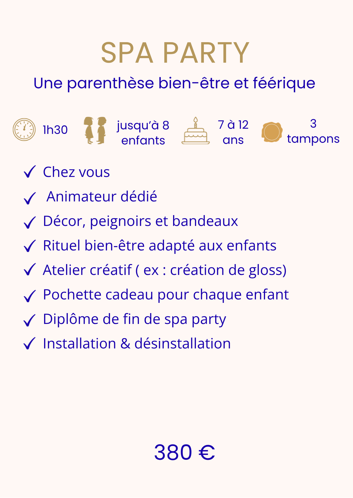 Formlule spa party new