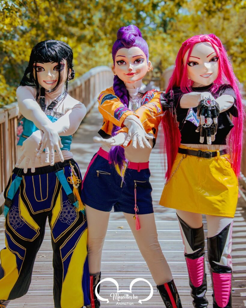 Personnages costumés en animation pour un anniversaire d’enfants